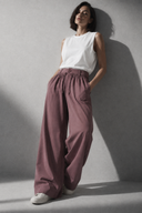 mauve trousers studio