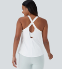 Cross Back Relaxed Tank Top — photo 1