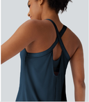 Cross Back Relaxed Tank Top — photo 4