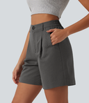 High Waisted Casual Baggy Shorts with Pockets — photo 3
