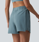 High Waisted Split Cool Touch Tennis Shorts with Pockets — photo 3