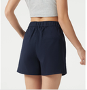 High Waisted Work Chino Cotton Shorts with Pockets — photo 4