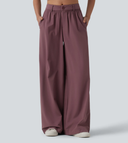 Mid Rise Casual Baggy Pants with Pockets — photo 1