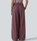 Mid Rise Casual Baggy Pants with Pockets — photo 2