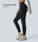 One-Form Seamless Flow Mid Rise Tummy Control Butt Lifting Yoga Leggings — photo 1